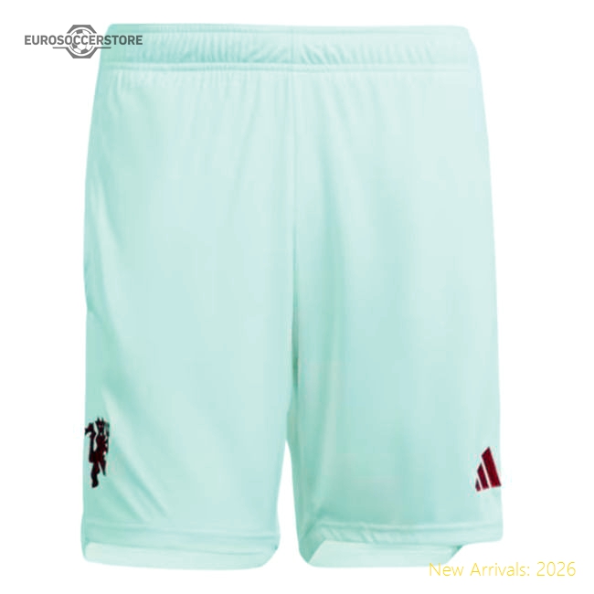2023-2024 Manchester United Third Shorts (White)-The Soccer Shirt Hub