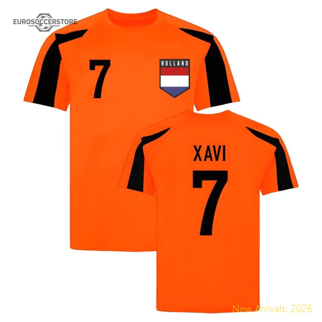 Holland Sports Training Jersey (Xavi Simons 7)-The Soccer Shirt Hub