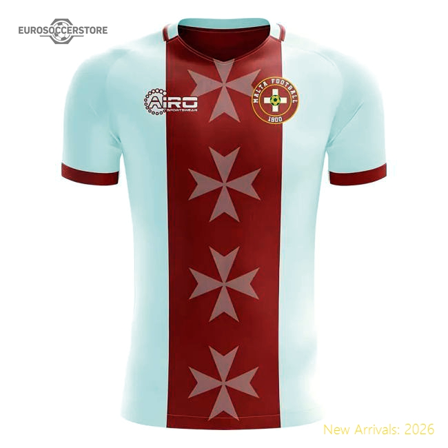 Malta 2025-2026 Home Concept Football Kit (Airo) - Womens-The Soccer Shirt Hub