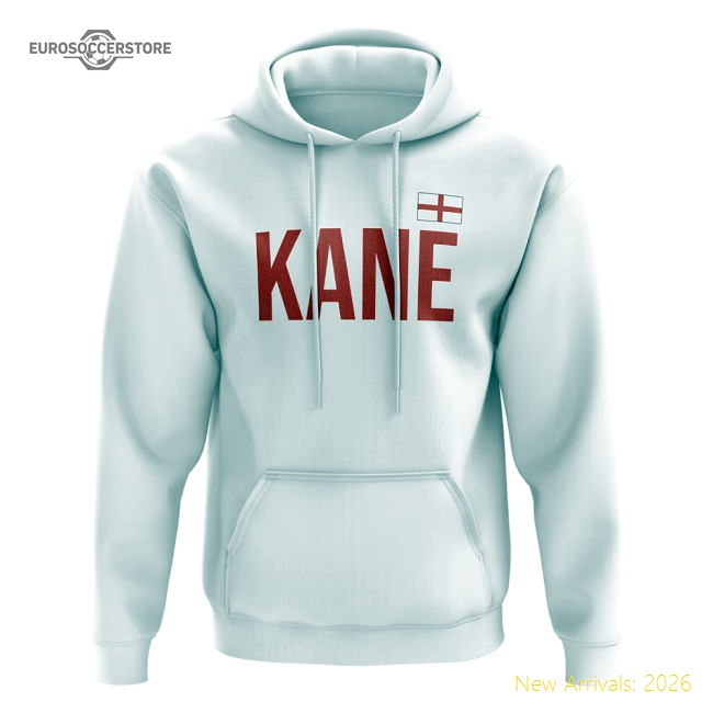 Harry Kane England name hoody (white)-The Soccer Shirt Hub