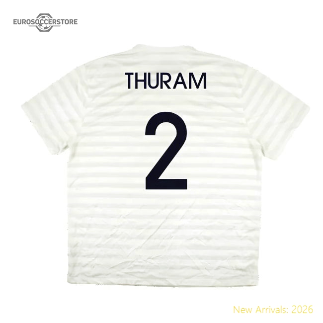 France 2014-15 Away Shirt ((Very Good) XXL) (Thuram 2)-The Soccer Shirt Hub