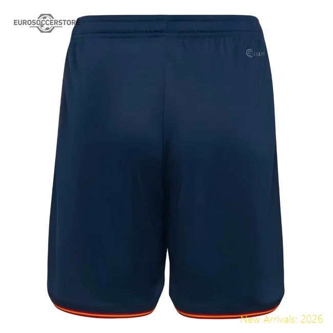 2022-2023 Spain Home Shorts (Navy) - Kids-The Soccer Shirt Hub