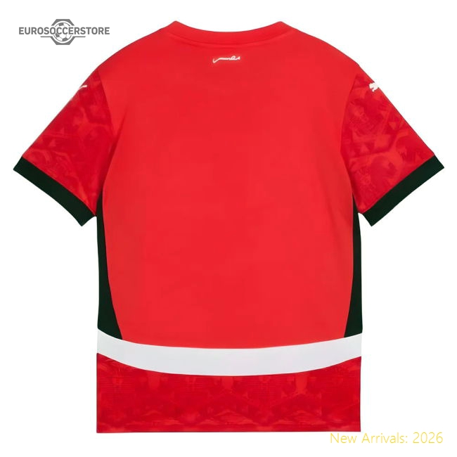 2024-2025 Egypt Home Shirt (Kids)-The Soccer Shirt Hub