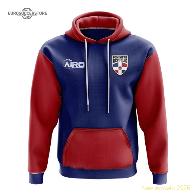 Dominican Republic Concept Country Football Hoody (Navy)-The Soccer Shirt Hub