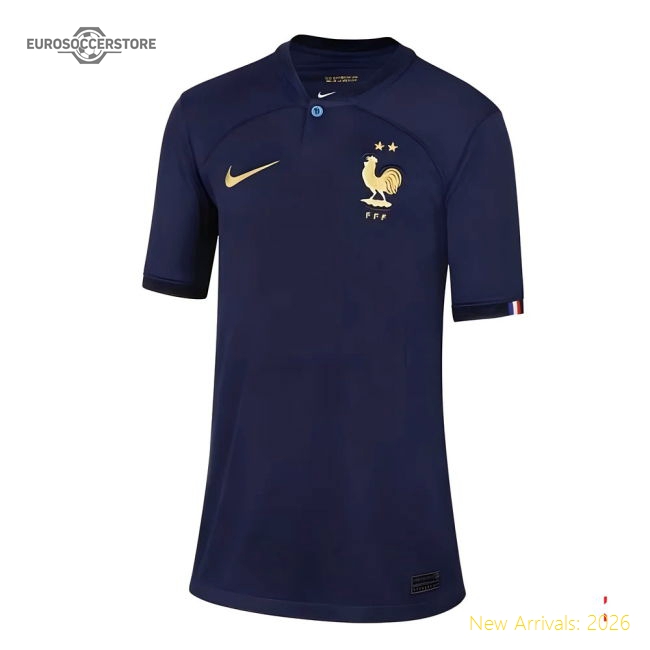 2022-2023 France Home Shirt - Kids-The Soccer Shirt Hub