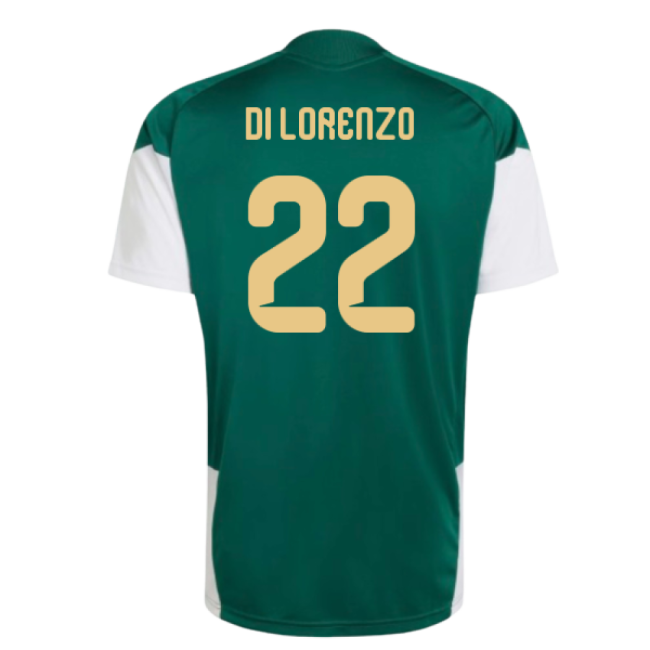 2026-2027 Italy Training Jersey (Green) (Di Lorenzo 22)-The Soccer Shirt Hub