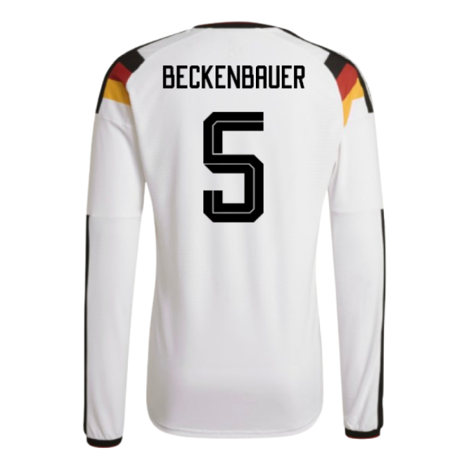 2026-2027 Germany Authentic Long Sleeve Home Shirt (Beckenbauer 5)-The Soccer Shirt Hub