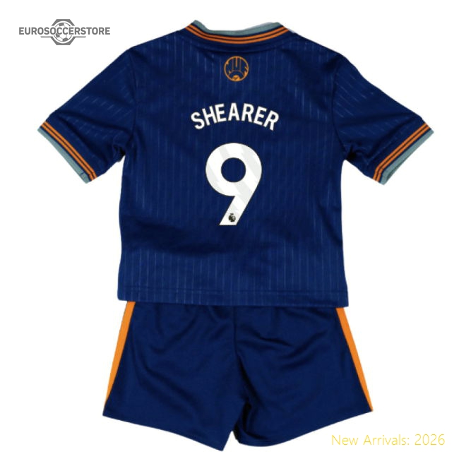 2025-2026 Newcastle Third Mini Kit (Shearer 9)-The Soccer Shirt Hub