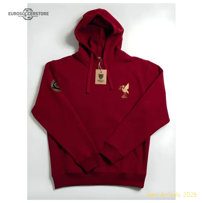 Liverpool The Bird Retro Football Hoodie (Red)-The Soccer Shirt Hub