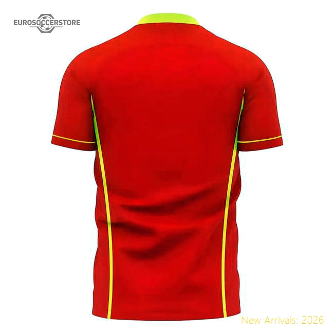North Macedonia 2025-2026 Home Concept Shirt (Libero) (Your Name)-The Soccer Shirt Hub