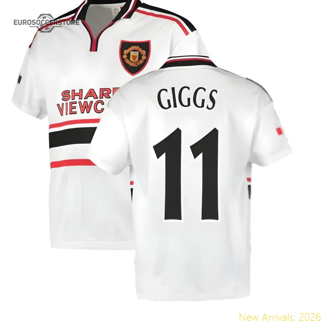 1999 Manchester United Away Football Shirt (GIGGS 11)-The Soccer Shirt Hub
