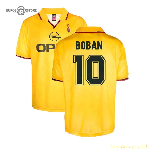 AC Milan 1995-1996 Third Retro Shirt (BOBAN 10)-The Soccer Shirt Hub