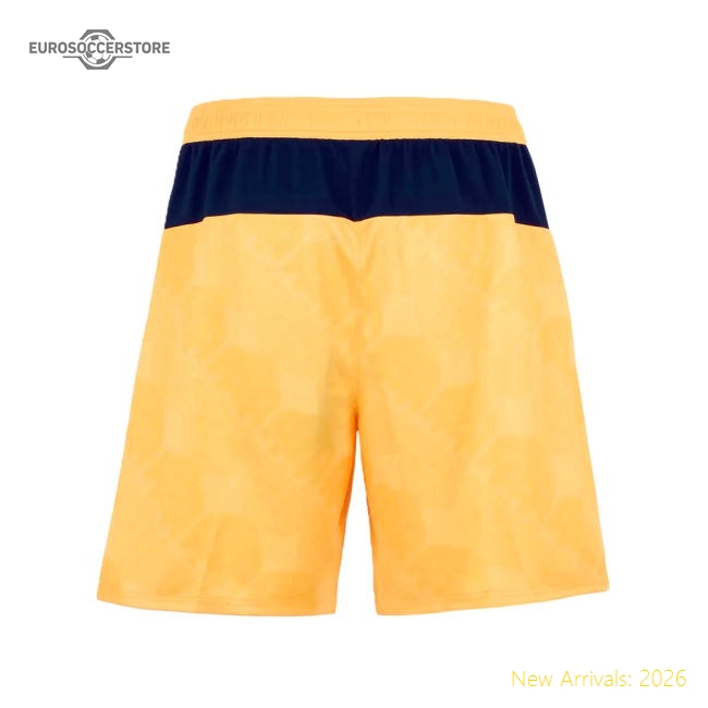 2025-2026 AC Milan Third Shorts (Yellow)-The Soccer Shirt Hub