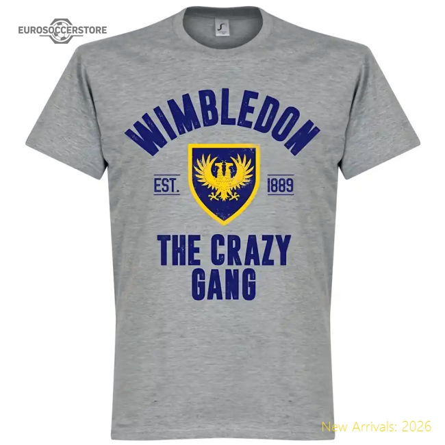 Wimbledon Established T-Shirt - Grey-The Soccer Shirt Hub