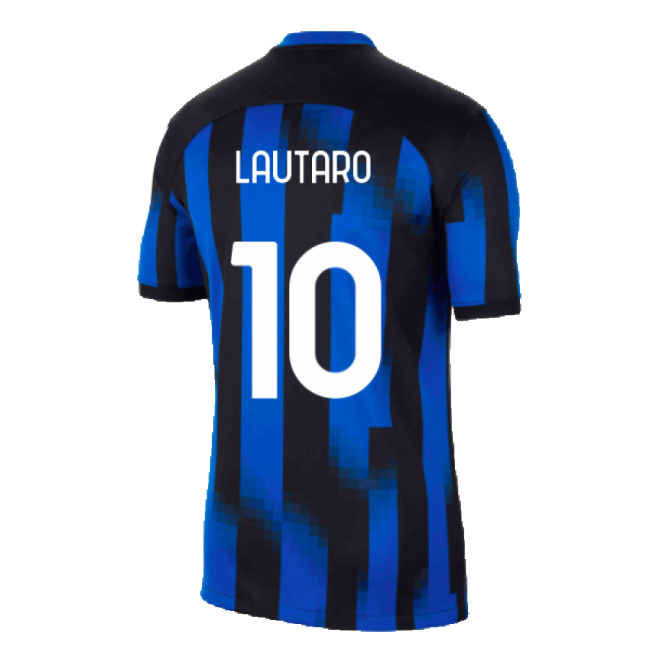 2023-2024 Inter Milan Home Shirt (Lautaro 10)-The Soccer Shirt Hub