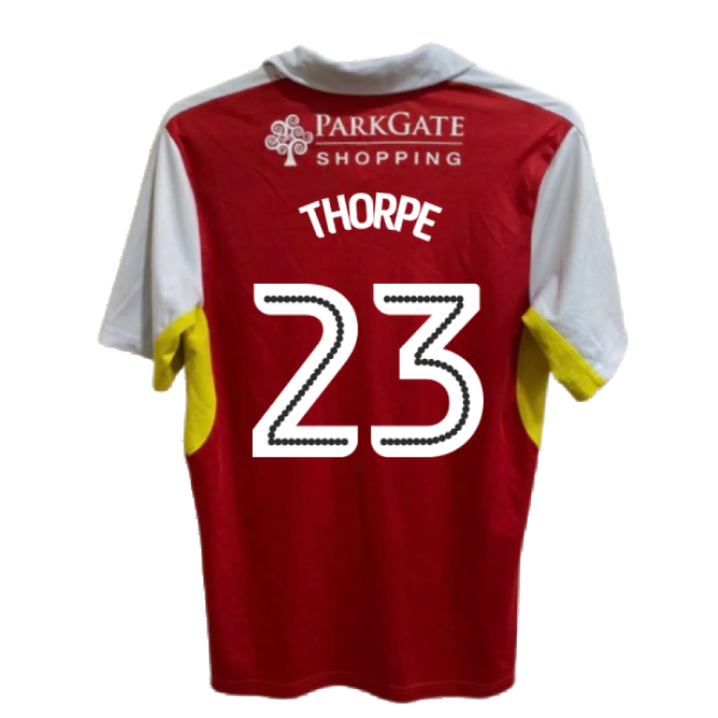 Rotherham 2016-17 Home Shirt ((Good) XL) (Thorpe 23)-The Soccer Shirt Hub