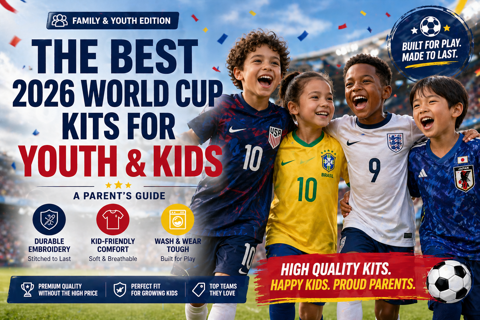best 2026 world cup kits for kids youth soccer jerseys parent guide durable fan edition shirts
