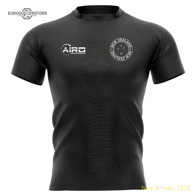 2025-2026 New Zealand Home Concept Rugby Shirt (Savea 6)-The Soccer Shirt Hub