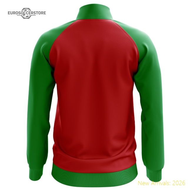 Portugal Concept Football Track Jacket (Red)-The Soccer Shirt Hub