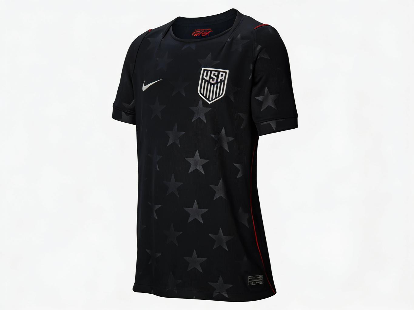 Full shot of the USA 2026 Away Jersey - The Dark Obsidian masterpiece