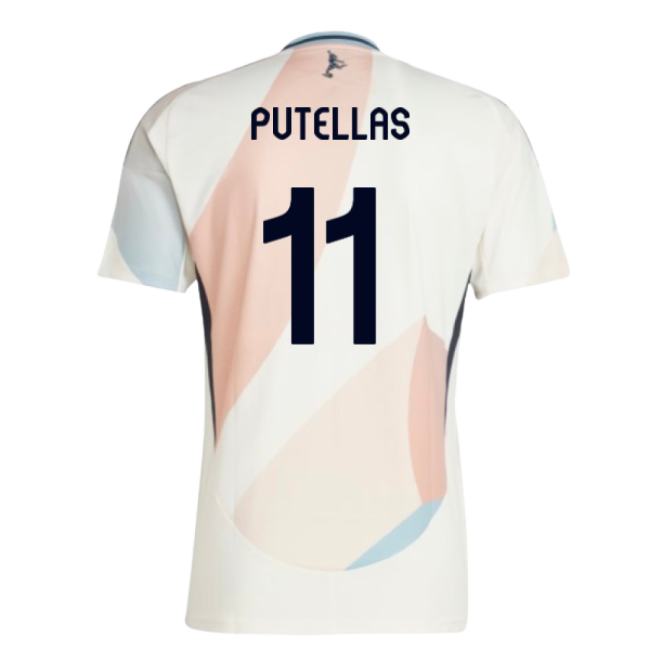 2025-2026 Spain Away Shirt (Unisex) (Putellas 11)-The Soccer Shirt Hub