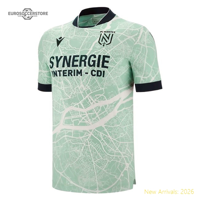 2025-2026 Nantes Away Shirt (Your Name)-The Soccer Shirt Hub