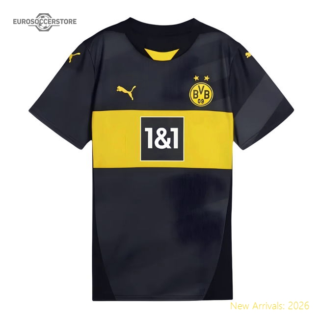 2024-2025 Borussia Dortmund Away Shirt (Ladies)-The Soccer Shirt Hub