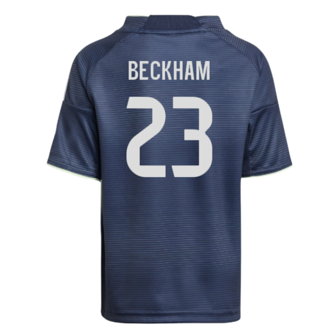 2025-2026 Real Madrid Away Mini Kit (Beckham 23)-The Soccer Shirt Hub