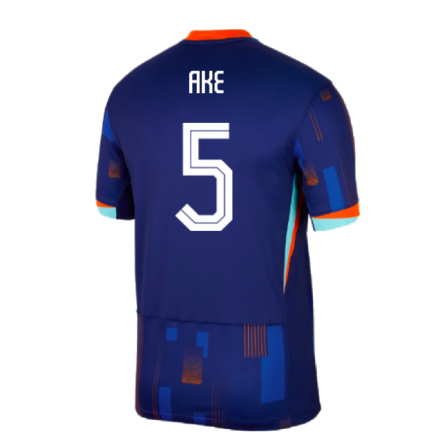2024-2025 Netherlands Away Shirt (Ake 5)-The Soccer Shirt Hub