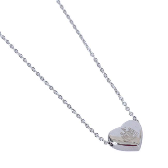 Newcastle United FC Stainless Steel Heart Necklace-The Soccer Shirt Hub