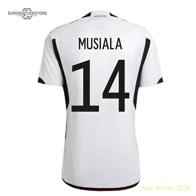 2022-2023 Germany Home Shirt (MUSIALA 14)-The Soccer Shirt Hub