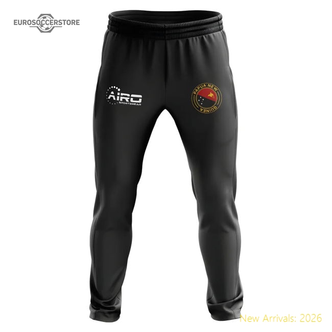 Papa New Guinea Concept Football Training Pants (Black)-The Soccer Shirt Hub