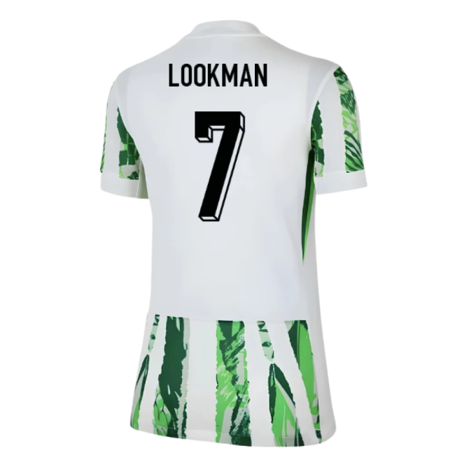 2025-2026 Nigeria Womens Team Away Shirt (Ladies) (Lookman 7)-The Soccer Shirt Hub