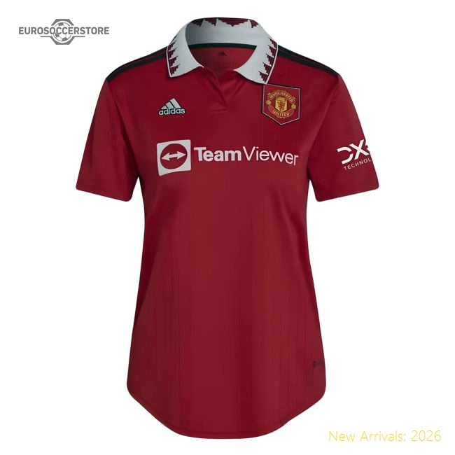 2022-2023 Man Utd Home Shirt (Ladies)-The Soccer Shirt Hub