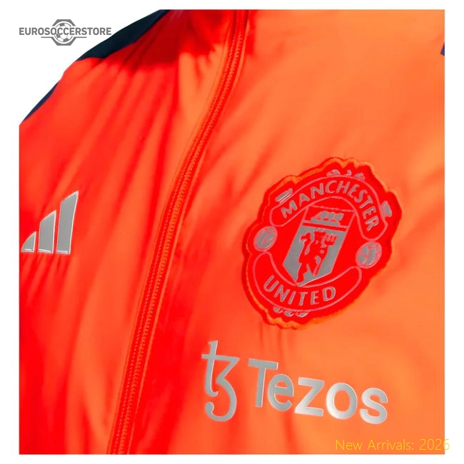 2024-2025 Man Utd Presentation Jacket (Red)-The Soccer Shirt Hub