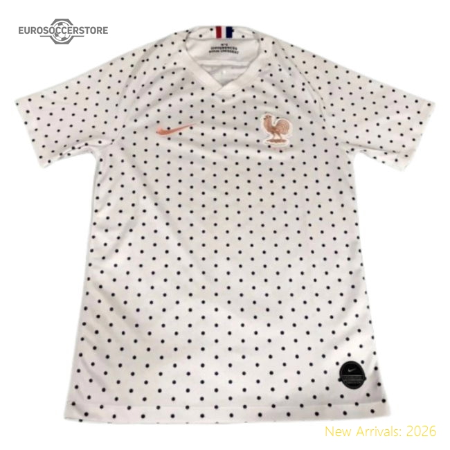 2019-2020 France Away Shirt (Womens) (Your Name)-The Soccer Shirt Hub