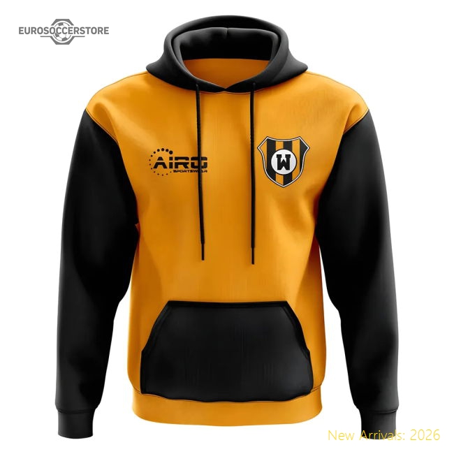 Wolves Concept Club Football Hoody (Orange)-The Soccer Shirt Hub