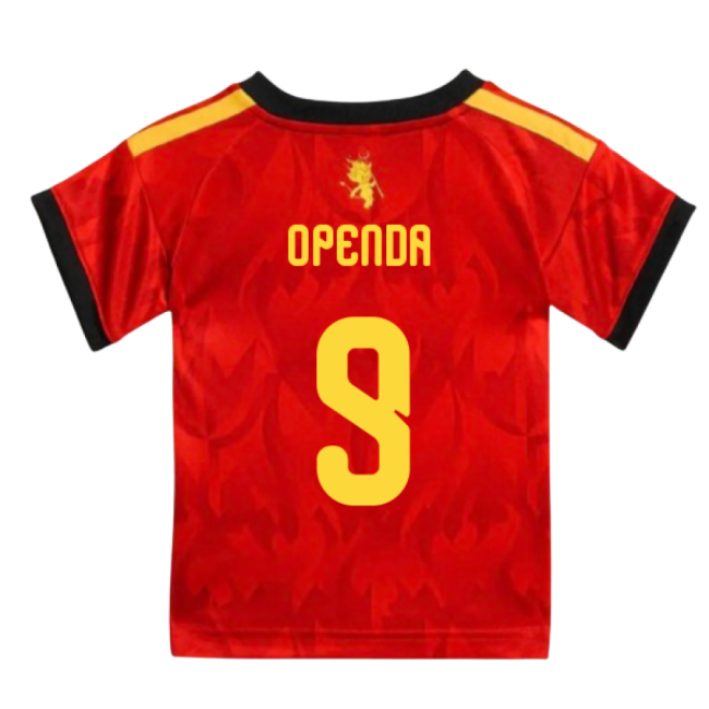 2026-2027 Belgium Home Baby Kit (Openda 9)-The Soccer Shirt Hub