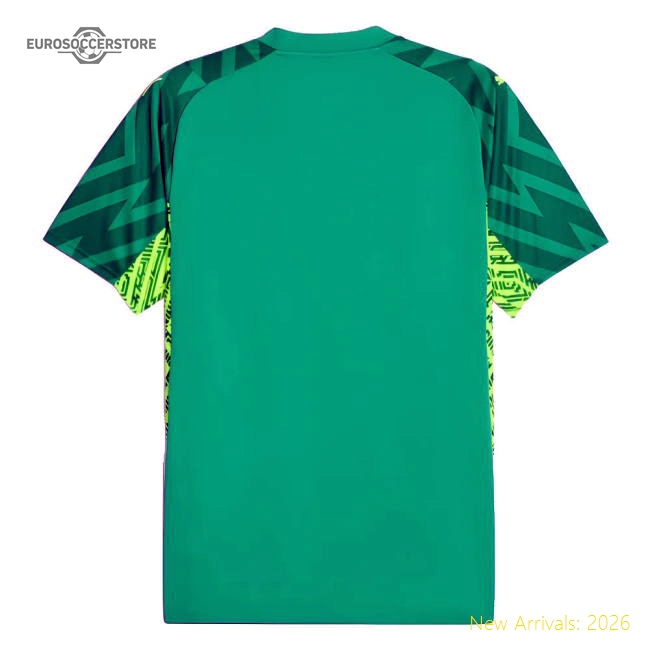 2023-2024 Man City Home Goalkeeper Shirt (Green)-The Soccer Shirt Hub