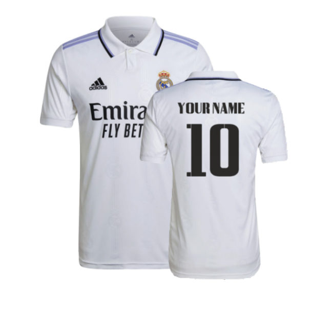 2022-2023 Real Madrid Home Shirt (Your Name)-The Soccer Shirt Hub