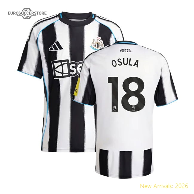 2025-2026 Newcastle Home Shirt (Osula 18)-The Soccer Shirt Hub