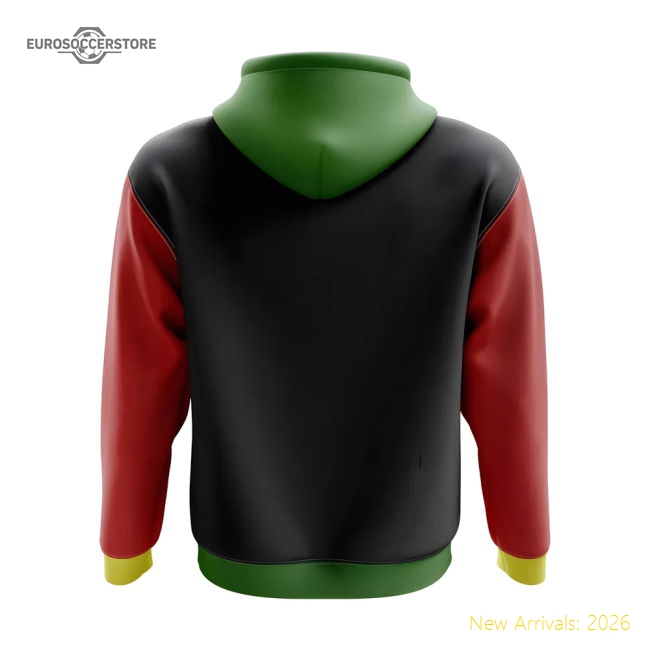 Alderney Concept Core Football Badge Hoodie (Black)-The Soccer Shirt Hub