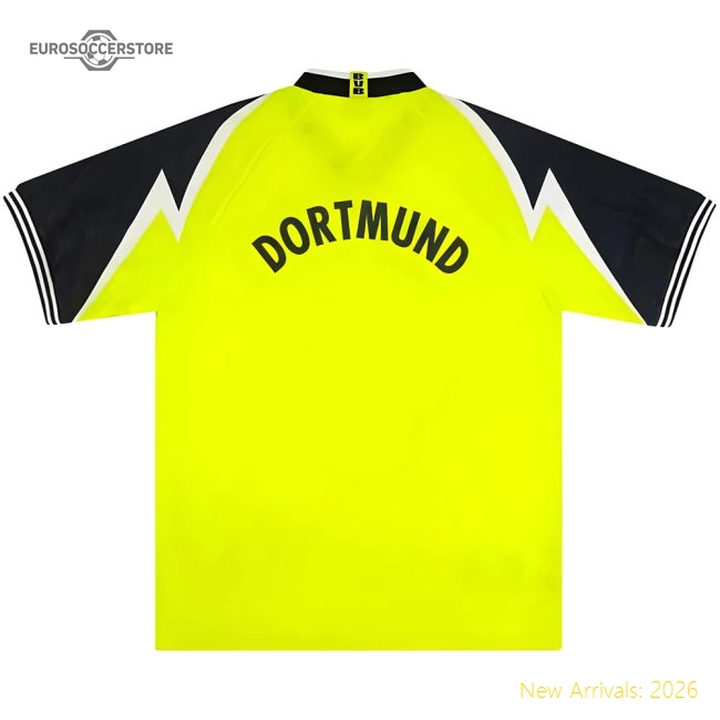 Borussia Dortmund 1995-96 Home Shirt (XS) (Excellent)-The Soccer Shirt Hub