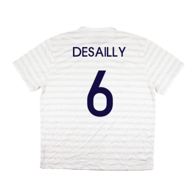 France 2014-15 Away Shirt ((Very Good) XXL) (Desailly 6)-The Soccer Shirt Hub