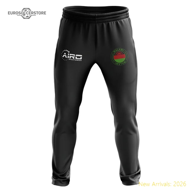 Malawi Concept Football Training Pants (Black)-The Soccer Shirt Hub