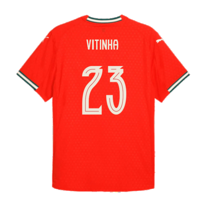 2025-2026 Portugal Home Shirt (Vitinha 23)-The Soccer Shirt Hub