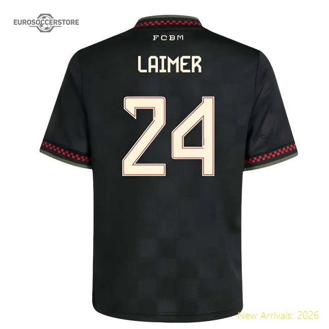 2025-2026 Bayern Munich Third Shirt (Kids) (Laimer 24)-The Soccer Shirt Hub