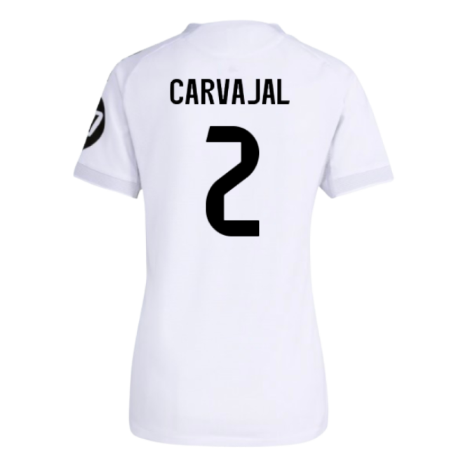 2025-2026 Real Madrid Authentic Home Shirt (Womens) (Carvajal 2)-The Soccer Shirt Hub