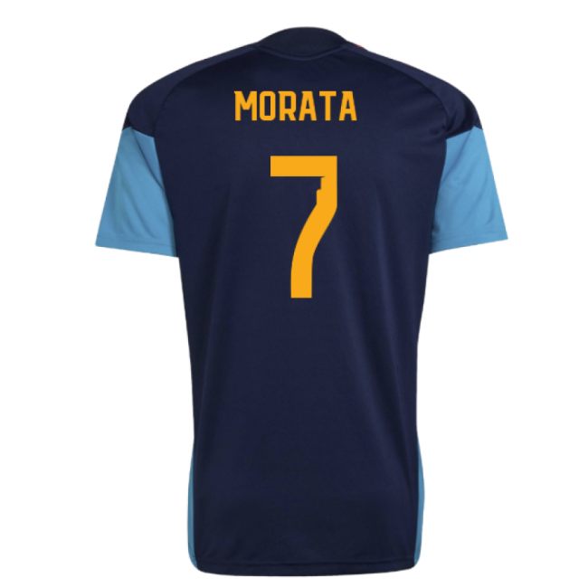 2026-2027 Spain Training Jersey (Night Indigo) (Morata 7)-The Soccer Shirt Hub
