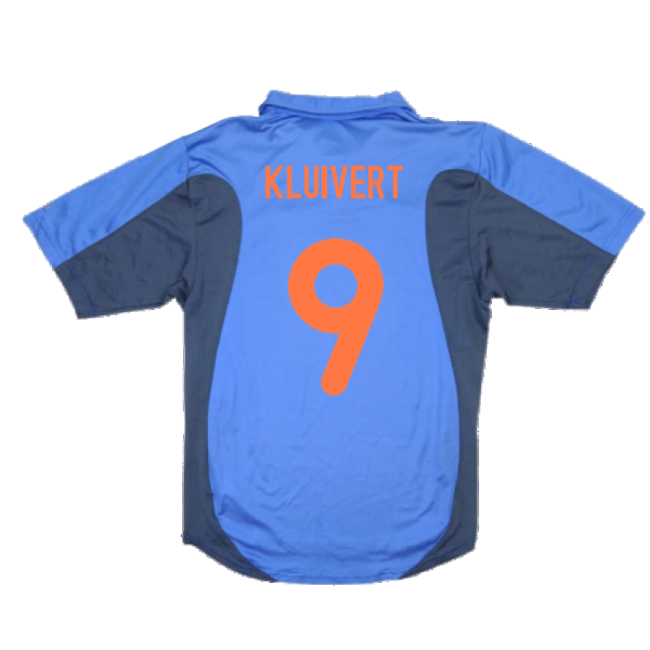 Holland 2000-02 Away Shirt ((Very Good) XL) (Kluivert 9)-The Soccer Shirt Hub